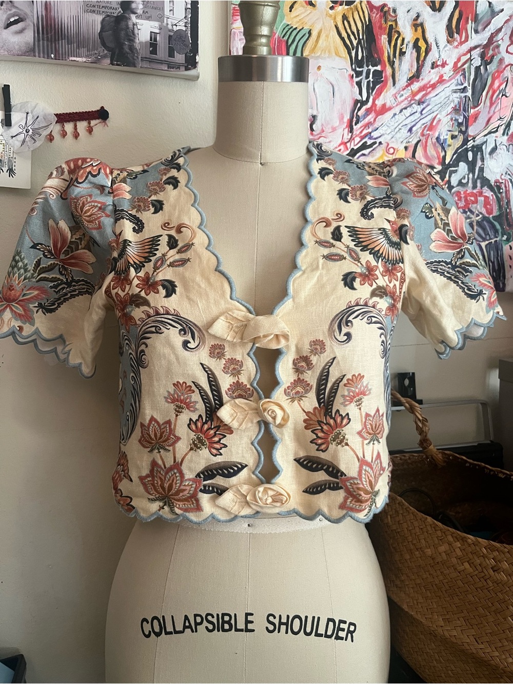 Butter yellow boho beauty top